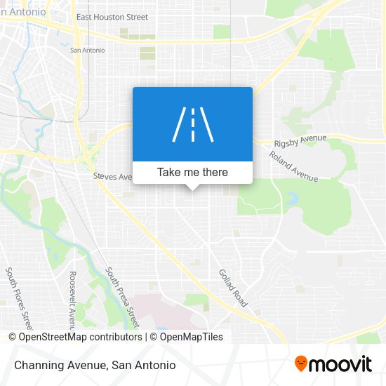 Mapa de Channing Avenue