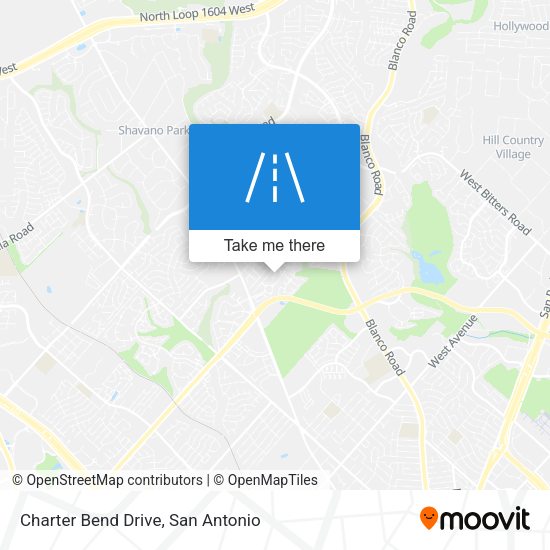 Charter Bend Drive map