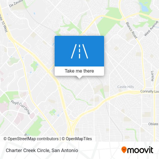 Charter Creek Circle map