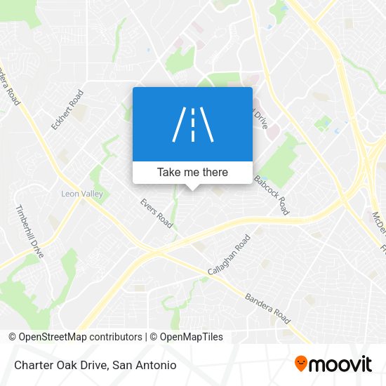 Mapa de Charter Oak Drive
