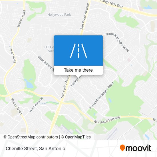 Chenille Street map