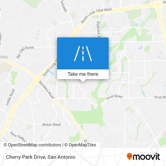 Cherry Park Drive map