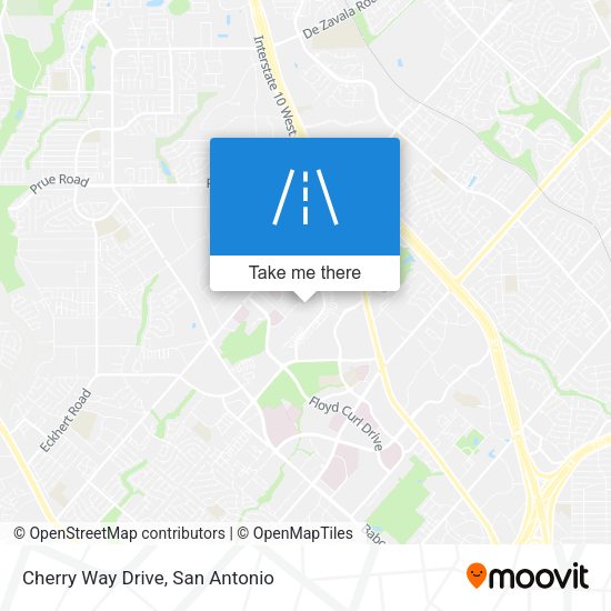Cherry Way Drive map