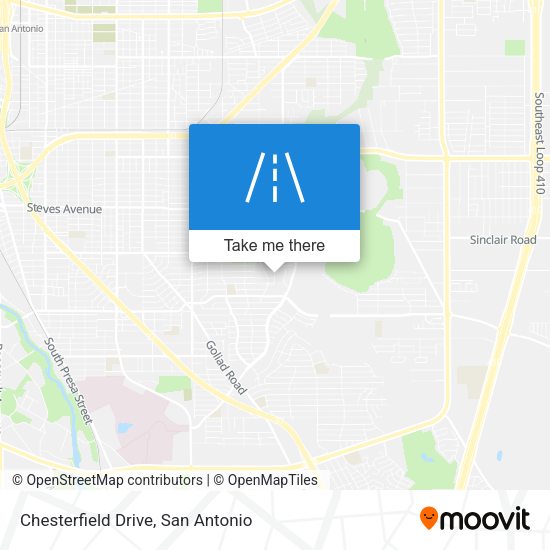 Chesterfield Drive map