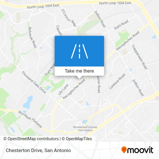 Chesterton Drive map