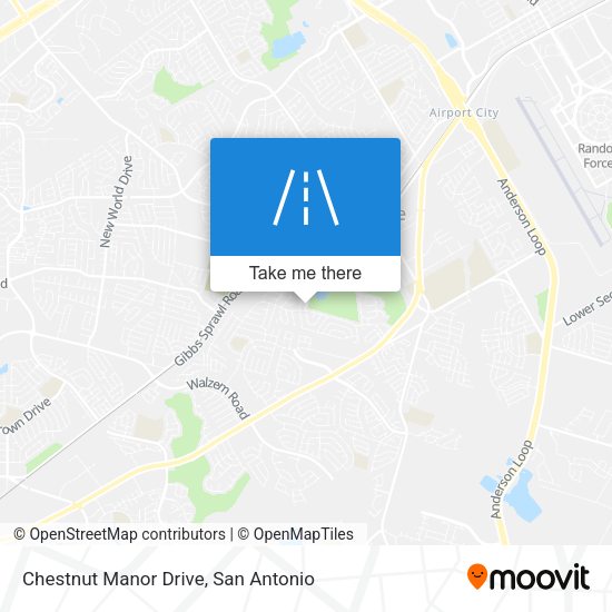 Chestnut Manor Drive map