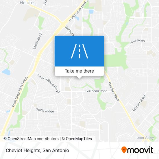 Cheviot Heights map