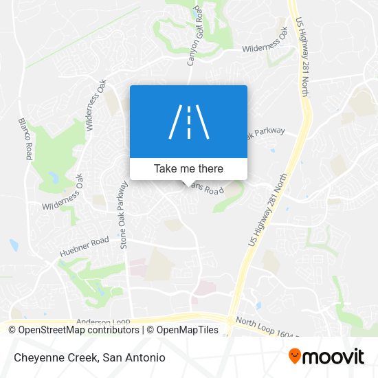 Cheyenne Creek map