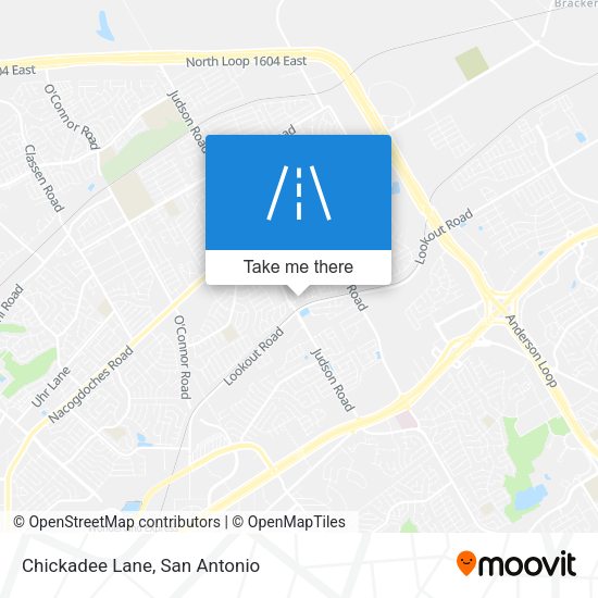 Mapa de Chickadee Lane