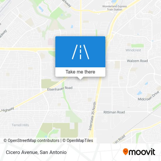 Mapa de Cicero Avenue