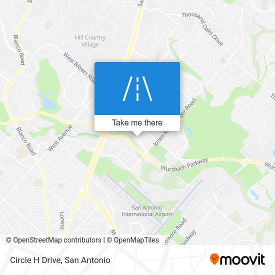 Circle H Drive map