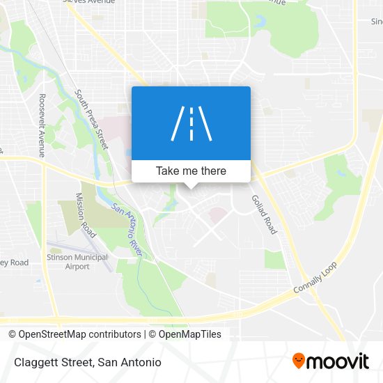 Claggett Street map