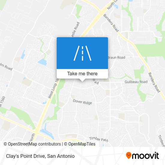 Clay's Point Drive map