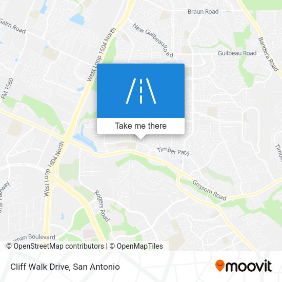 Mapa de Cliff Walk Drive