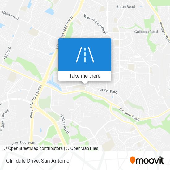 Cliffdale Drive map