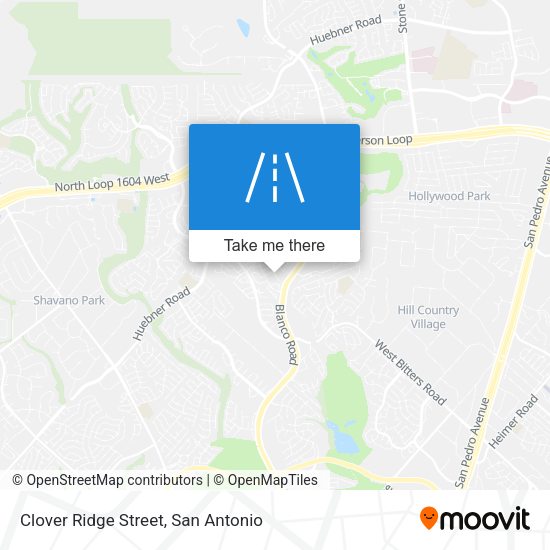 Clover Ridge Street map