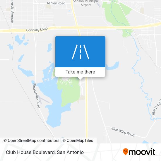 Club House Boulevard map