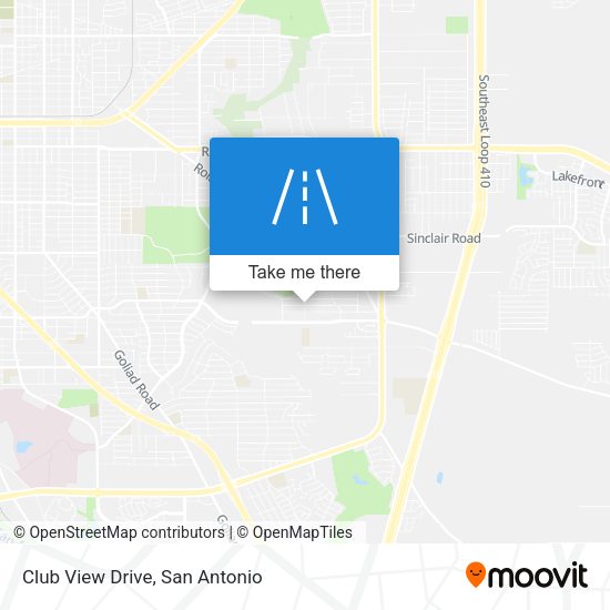 Club View Drive map