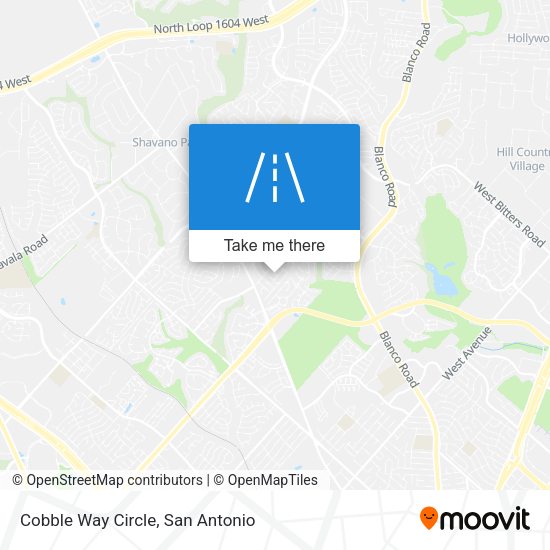 Mapa de Cobble Way Circle
