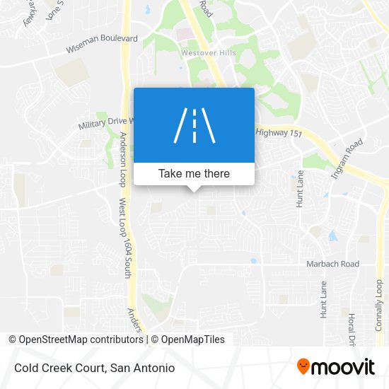 Cold Creek Court map