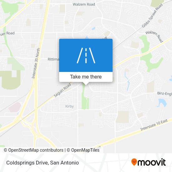 Coldsprings Drive map