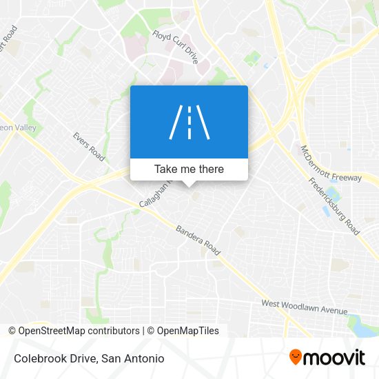 Colebrook Drive map