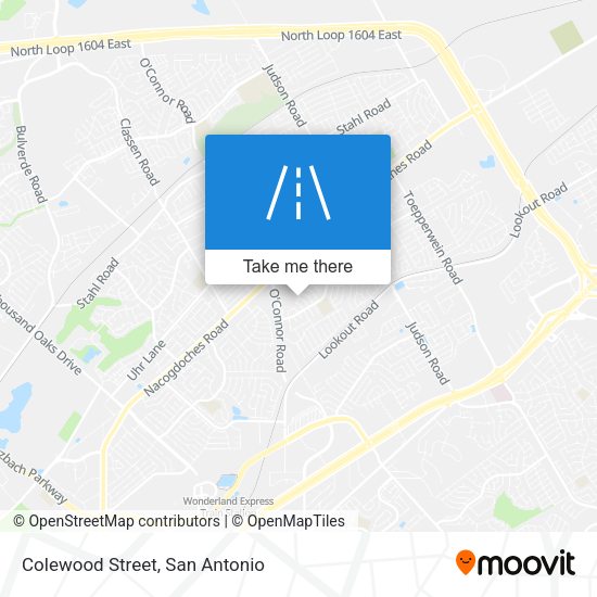 Mapa de Colewood Street