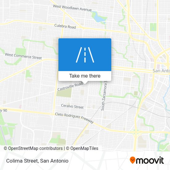Mapa de Colima Street