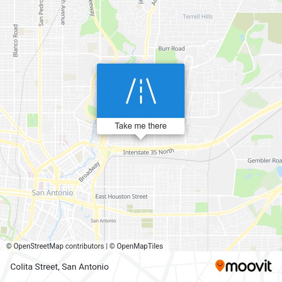 Mapa de Colita Street