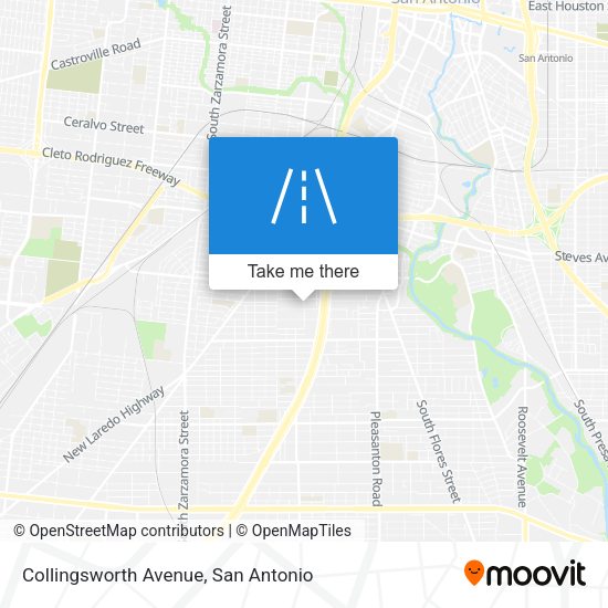 Collingsworth Avenue map