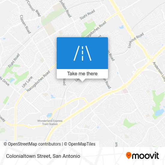 Mapa de Colonialtown Street