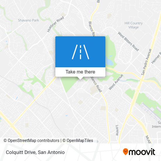 Mapa de Colquitt Drive