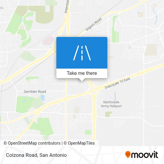 Colzona Road map