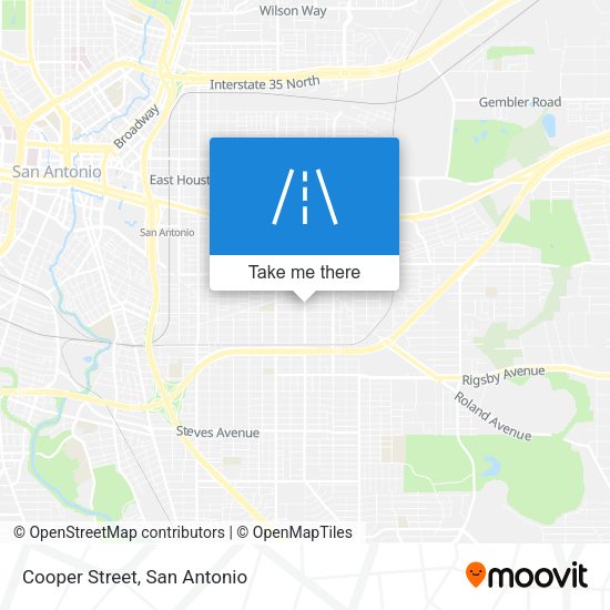 Mapa de Cooper Street