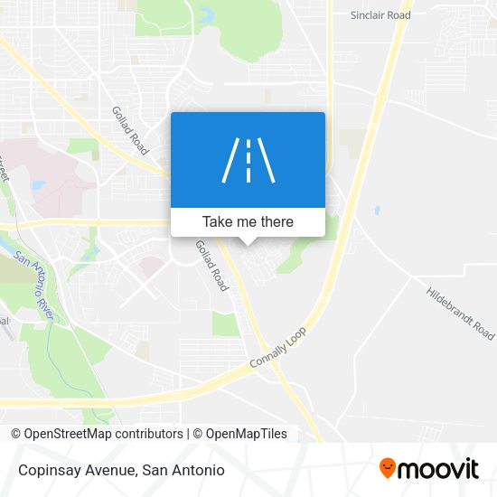 Copinsay Avenue map