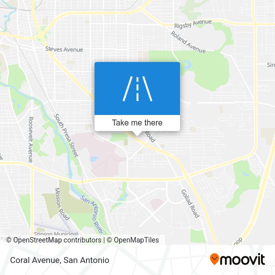 Coral Avenue map