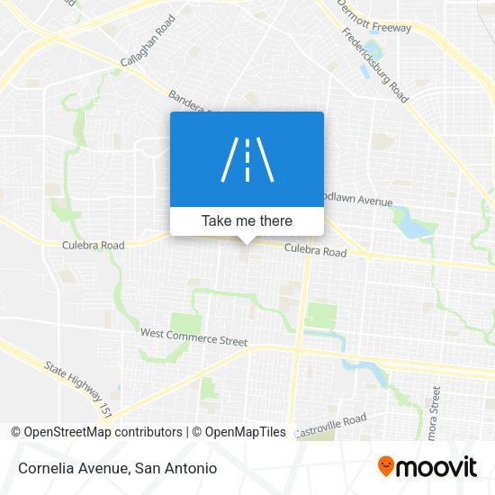 Cornelia Avenue map