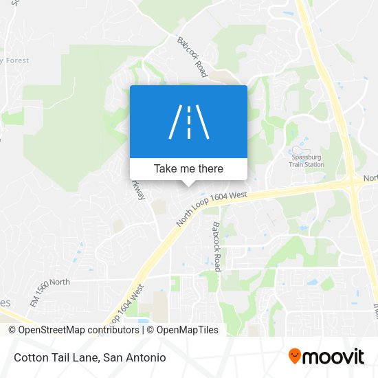 Mapa de Cotton Tail Lane