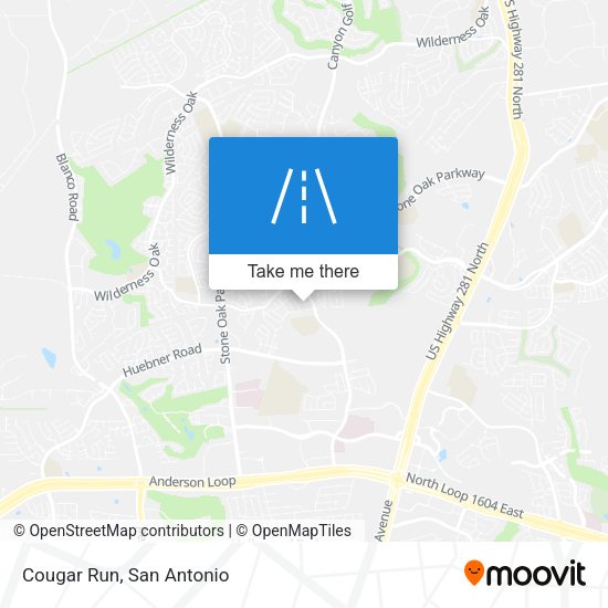 Mapa de Cougar Run
