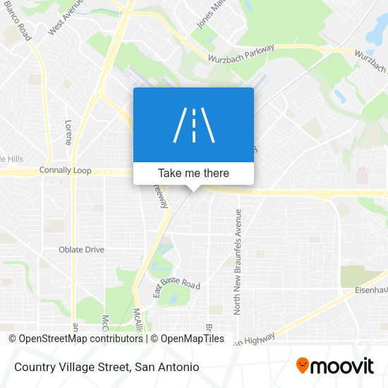 Country Village Street map