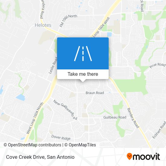 Cove Creek Drive map