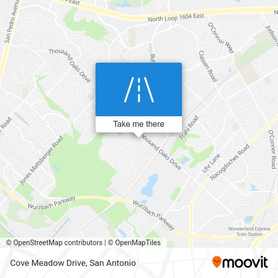 Cove Meadow Drive map