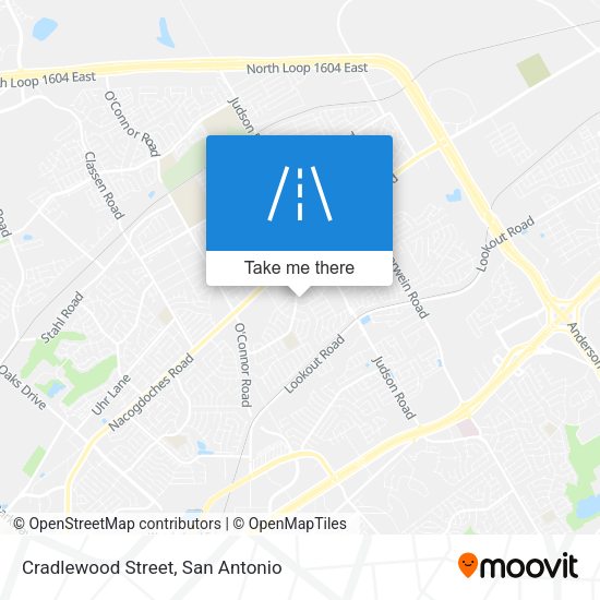 Cradlewood Street map