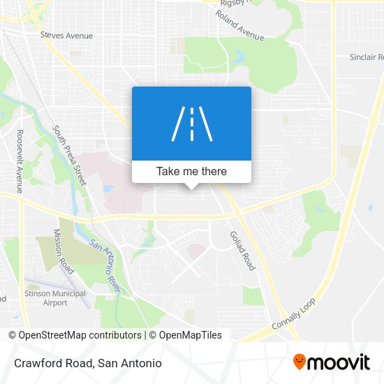 Mapa de Crawford Road