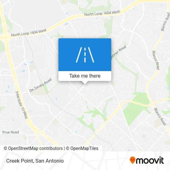 Mapa de Creek Point