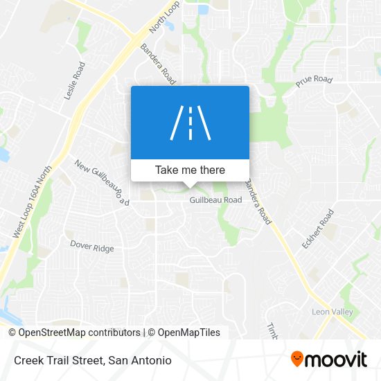 Creek Trail Street map