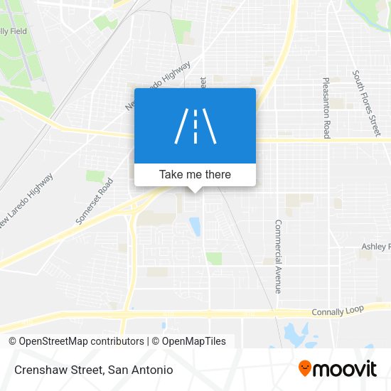 Mapa de Crenshaw Street