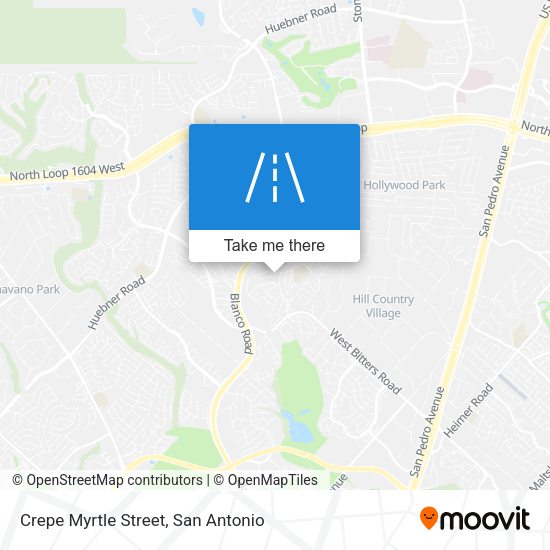 Crepe Myrtle Street map