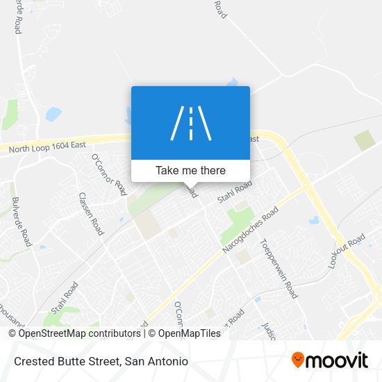 Crested Butte Street map