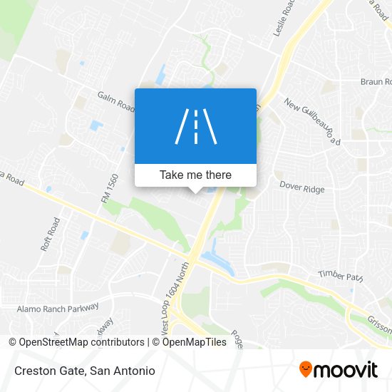 Mapa de Creston Gate